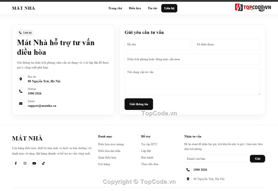 điều hòa,website bán điều hòa,bán
